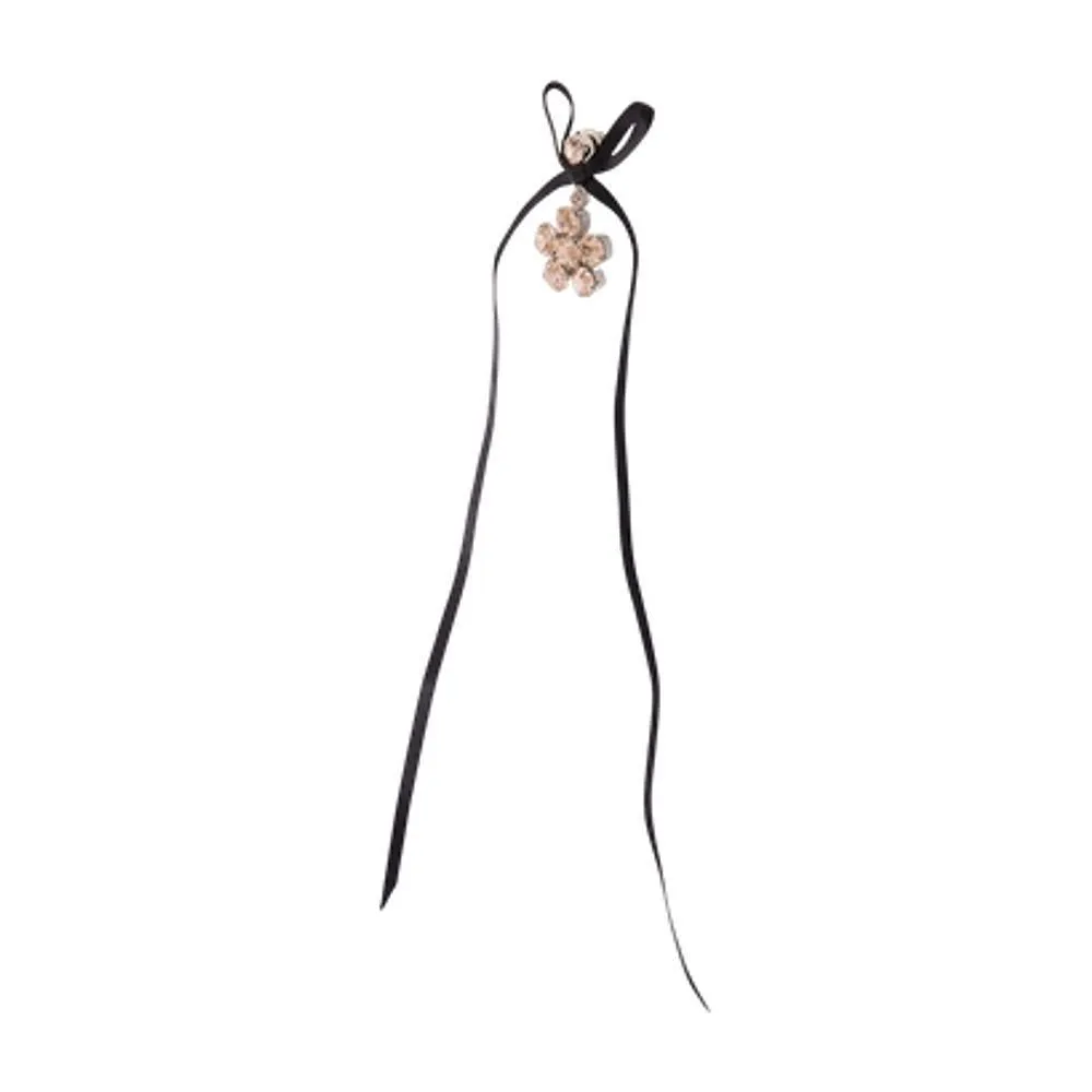 Simone Rocha Daisy Ribbon Drop Earrings