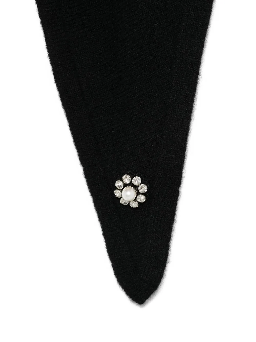 Simone Rocha Embellished Bandana Scarf