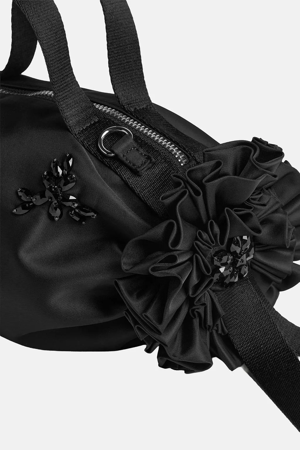 Simone Rocha Zipped Ruched Tote Bag