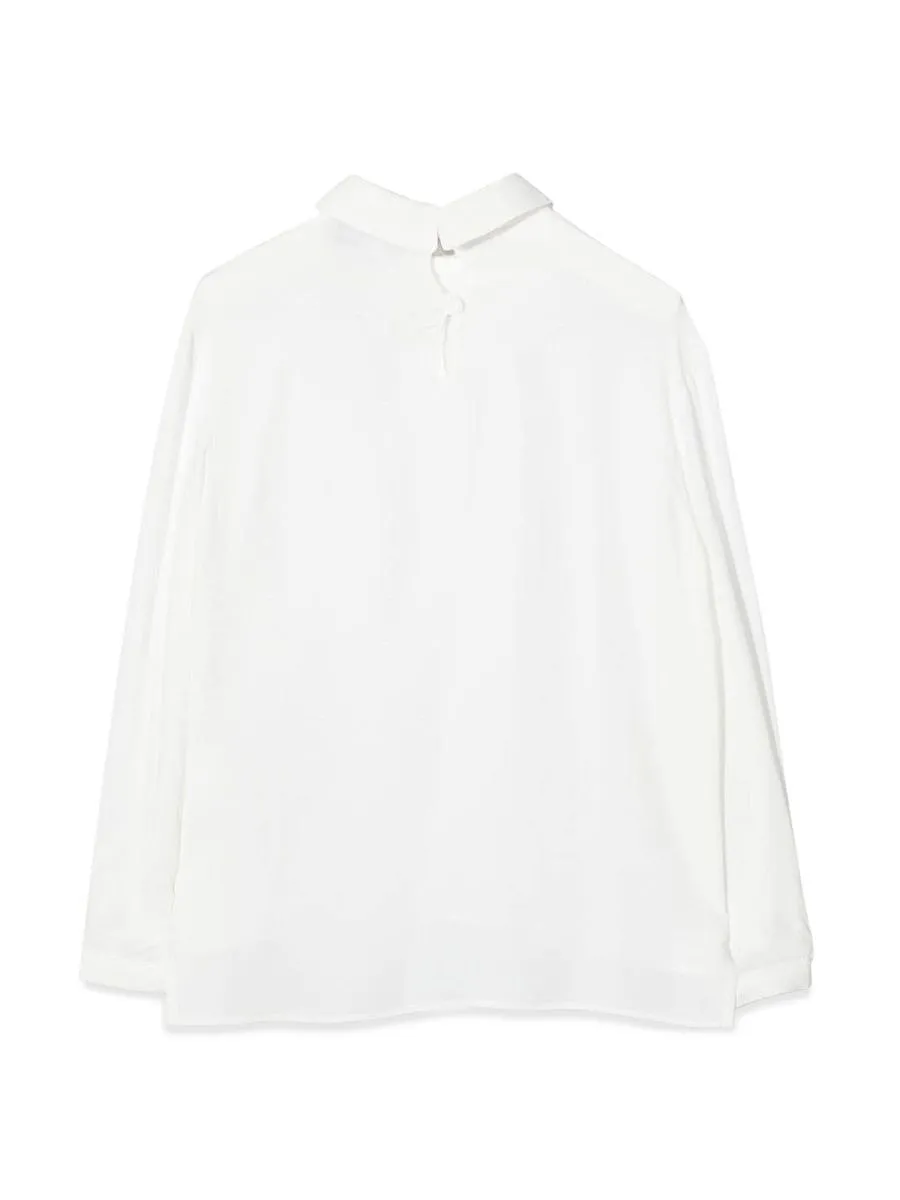 Simonetta Long Sleeve Collared Top
