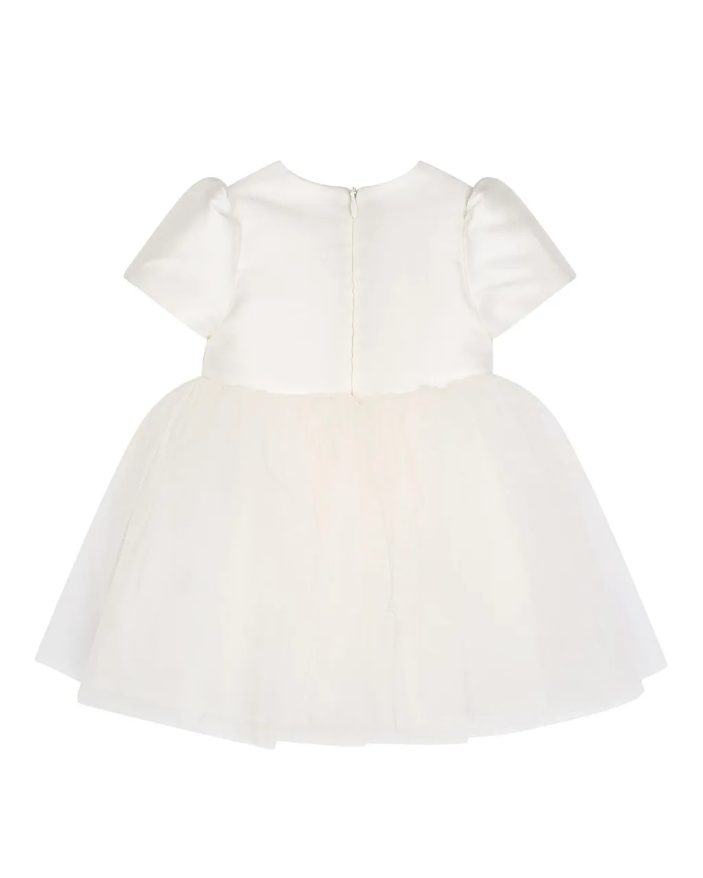 Simonetta Floral-Detailed Pleated Dress