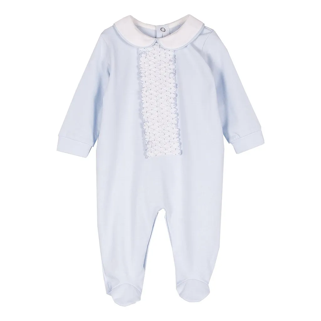Siola Smock Stitching Long-Sleeved Onesie