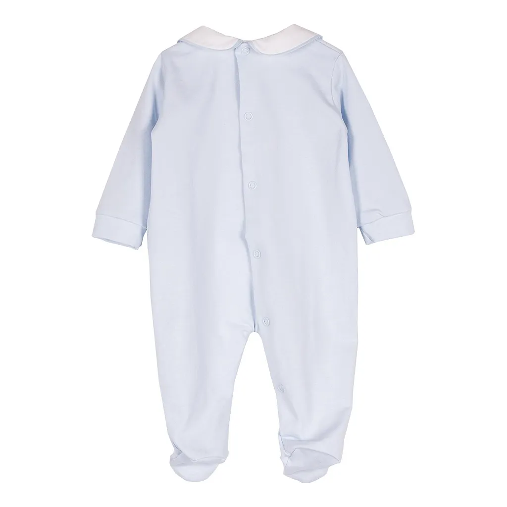 Siola Smock Stitching Long-Sleeved Onesie