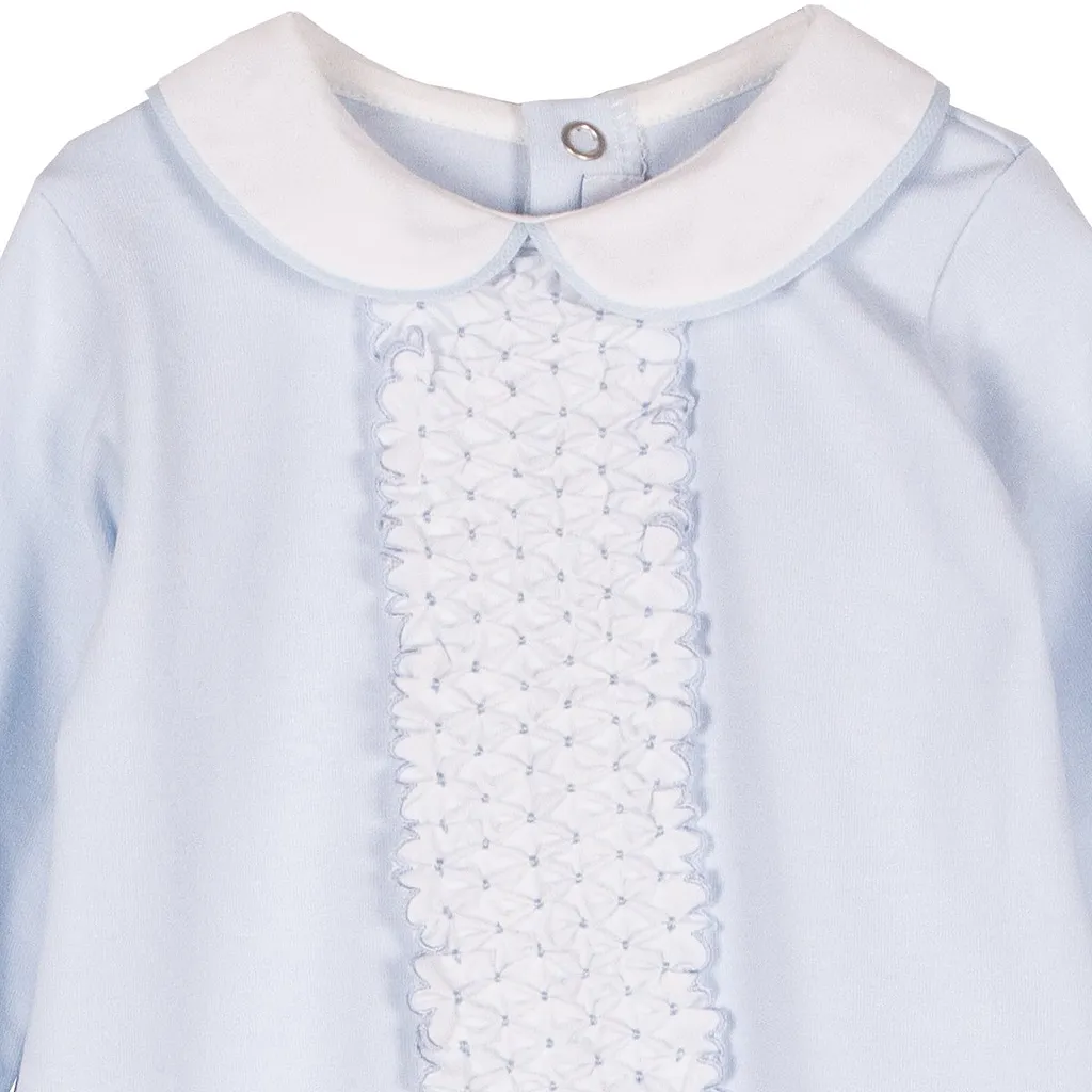 Siola Smock Stitching Long-Sleeved Onesie