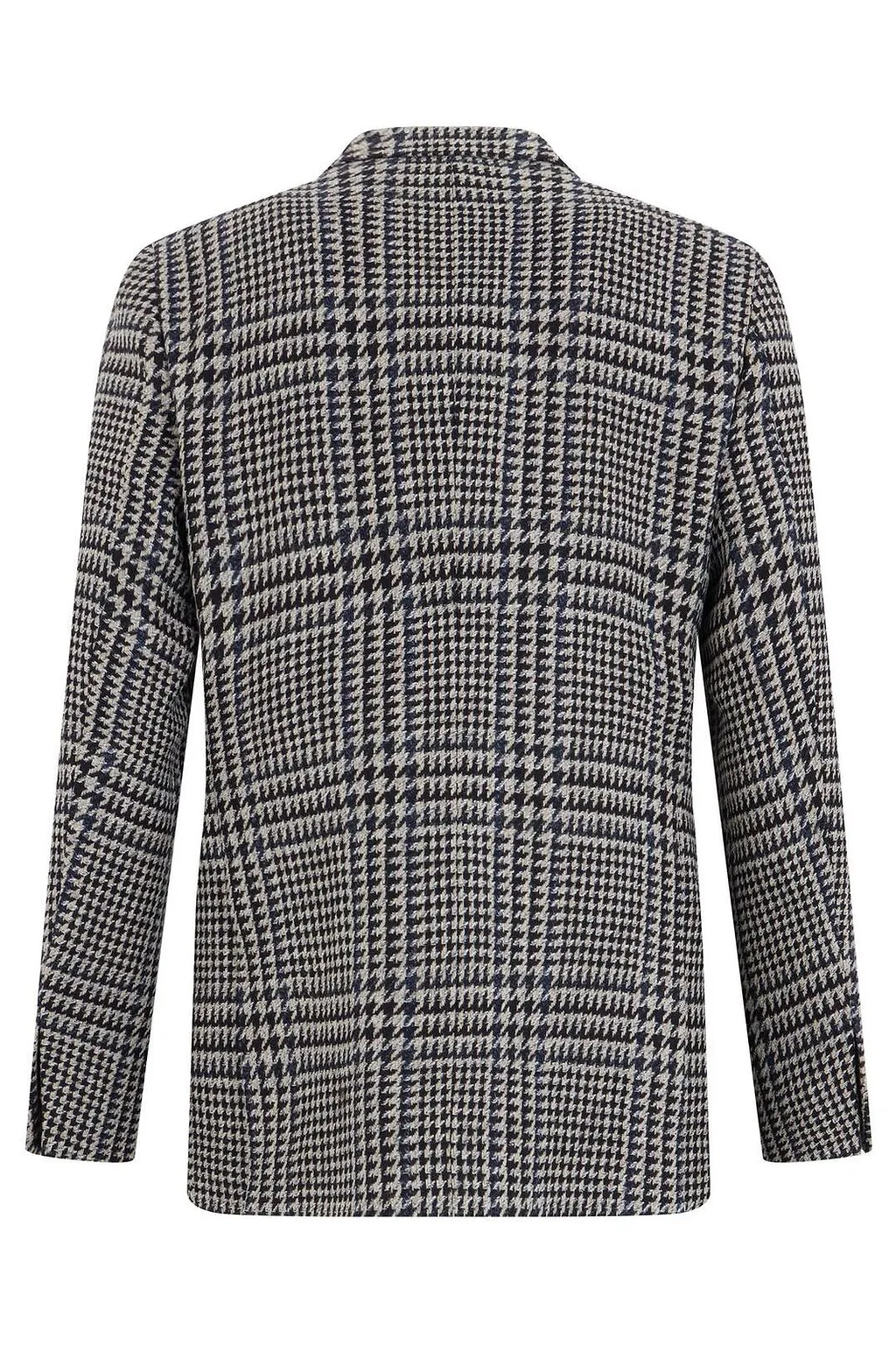 Slowear Checked Double-Breasted Blazer