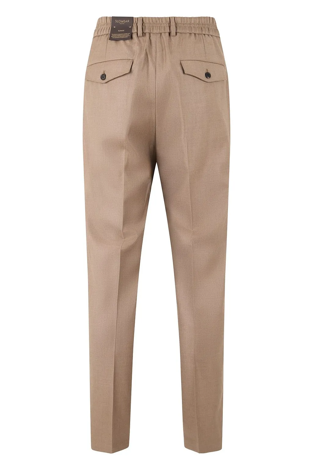 Slowear Elastic-Waist Tailored Pants
