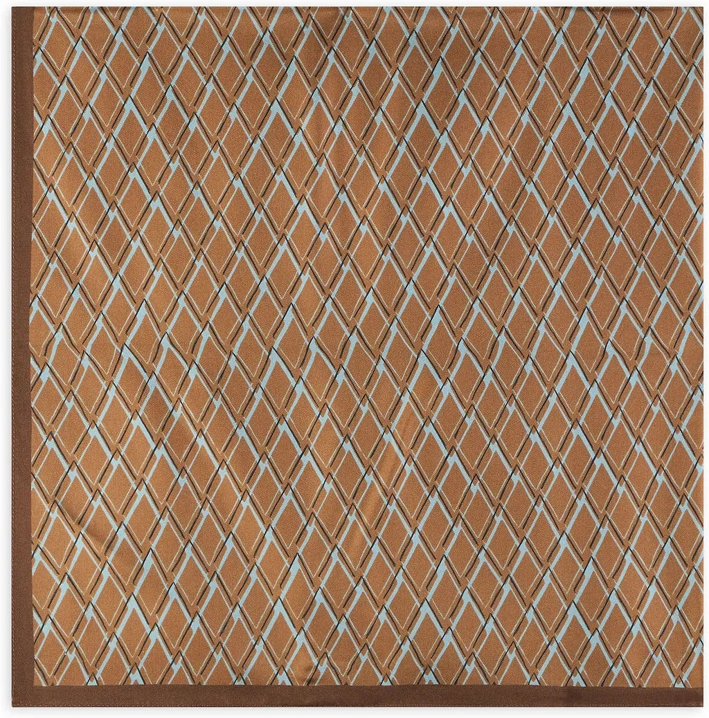 Geometric Silk Scarf