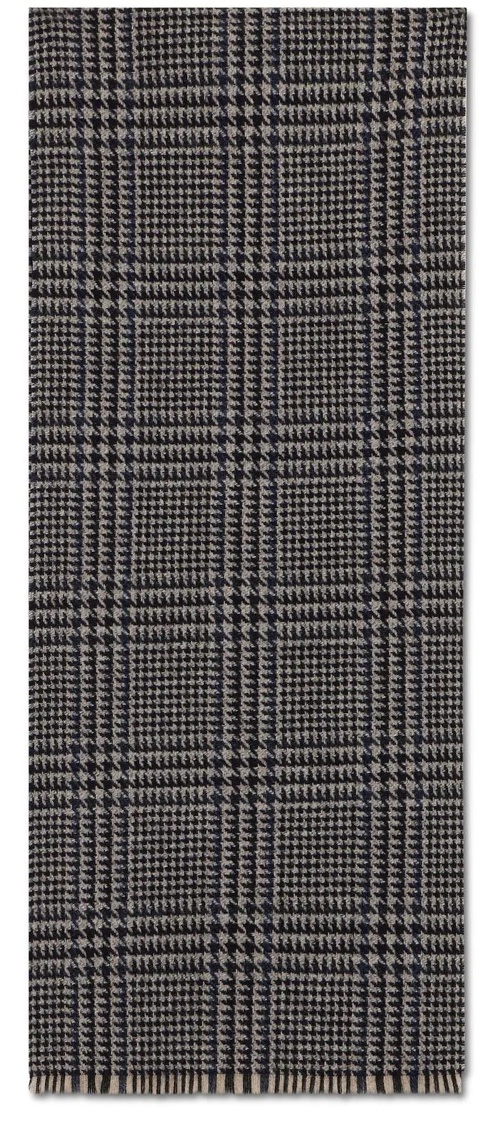 Slowear Houndstooth Pattern Scarf