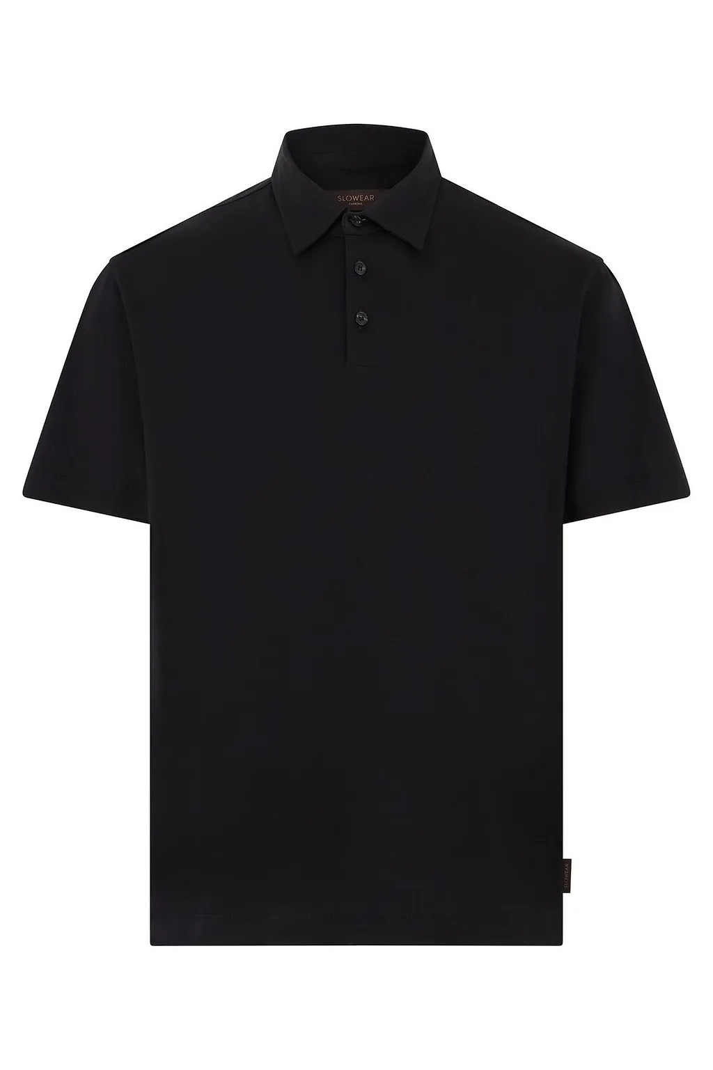 Slowear Button Detailed Short-Sleeved Polo Shirt