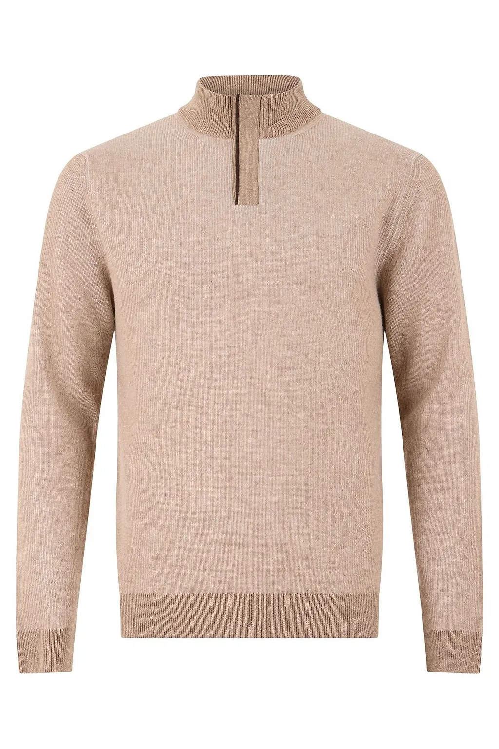 Slowear Zip High Collar Knitted Sweater