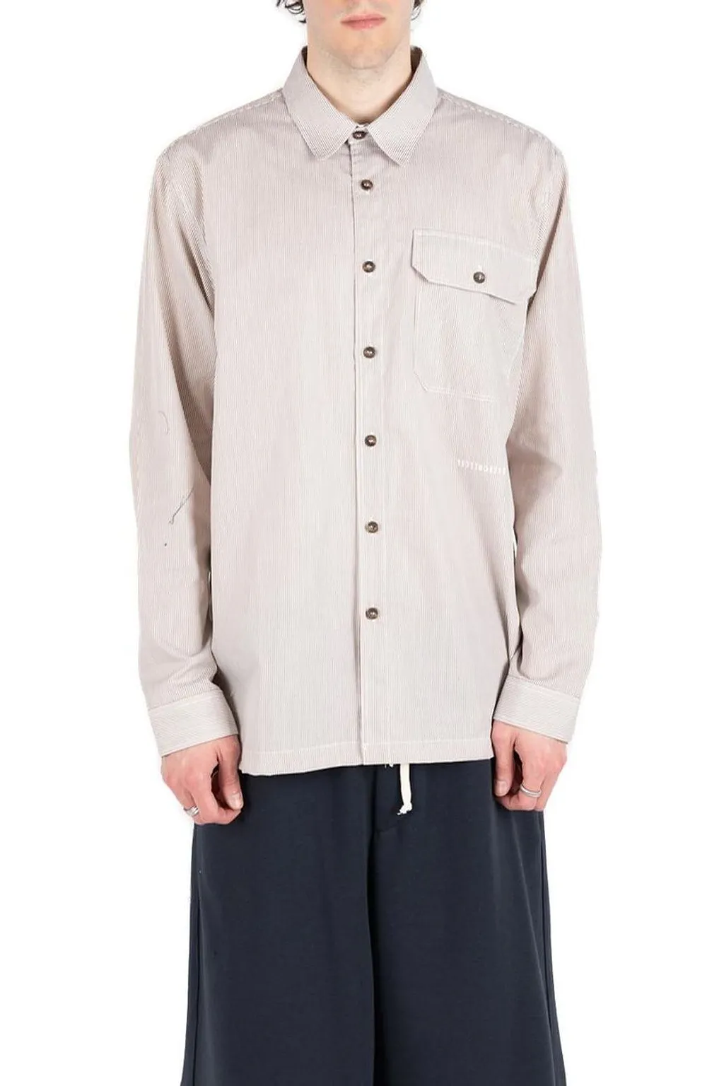 SociÉTé Anonyme Deadline Long-Sleeved Buttoned Shirt