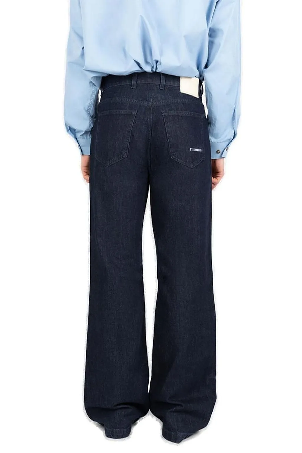 SociÉTé Anonyme Mark Logo Patch Flared Jeans