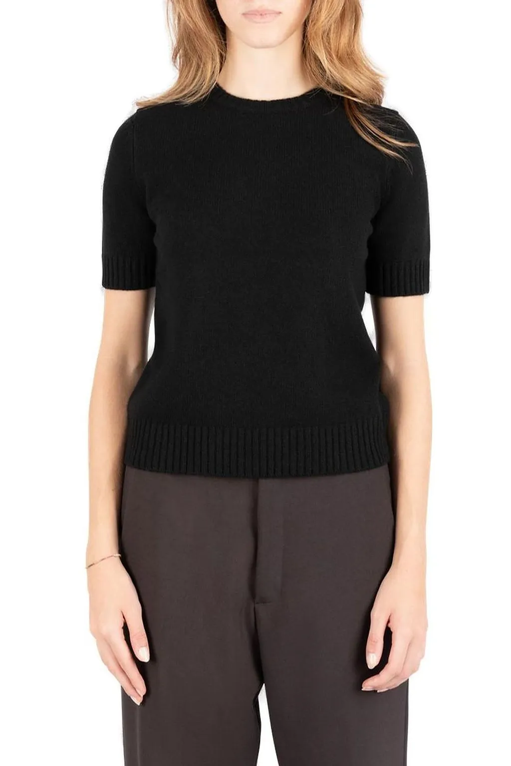 Meryl Short-Sleeved Crewneck Jumper