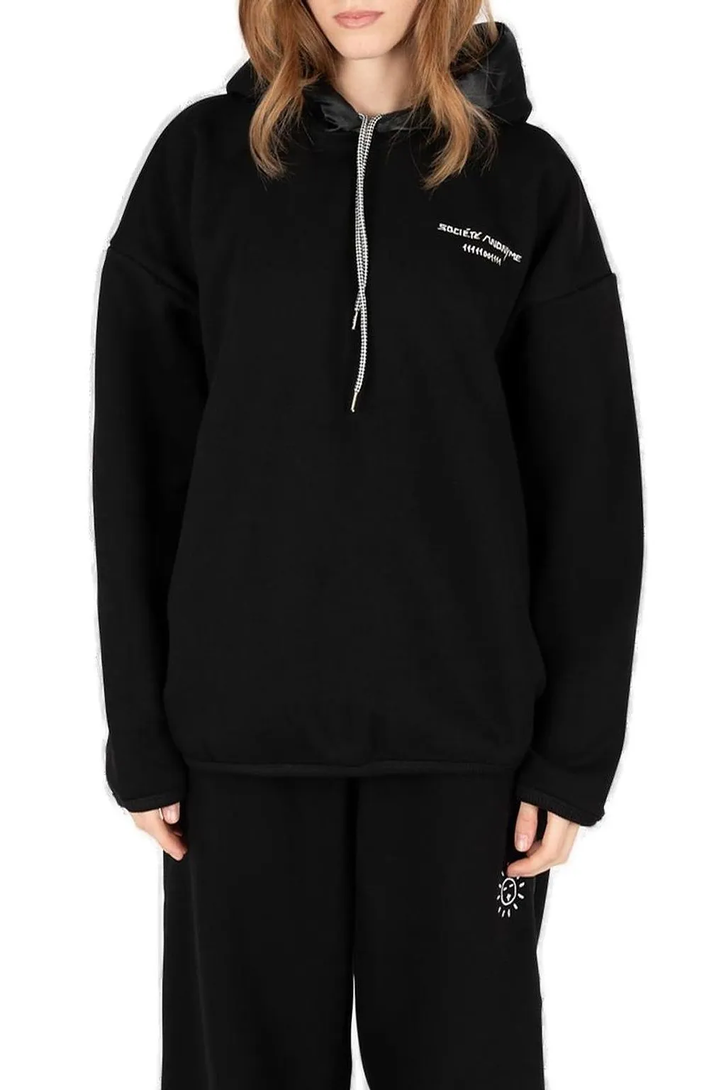 SociÉTé Anonyme S. Hoodie Logo Embroidered Hoodie