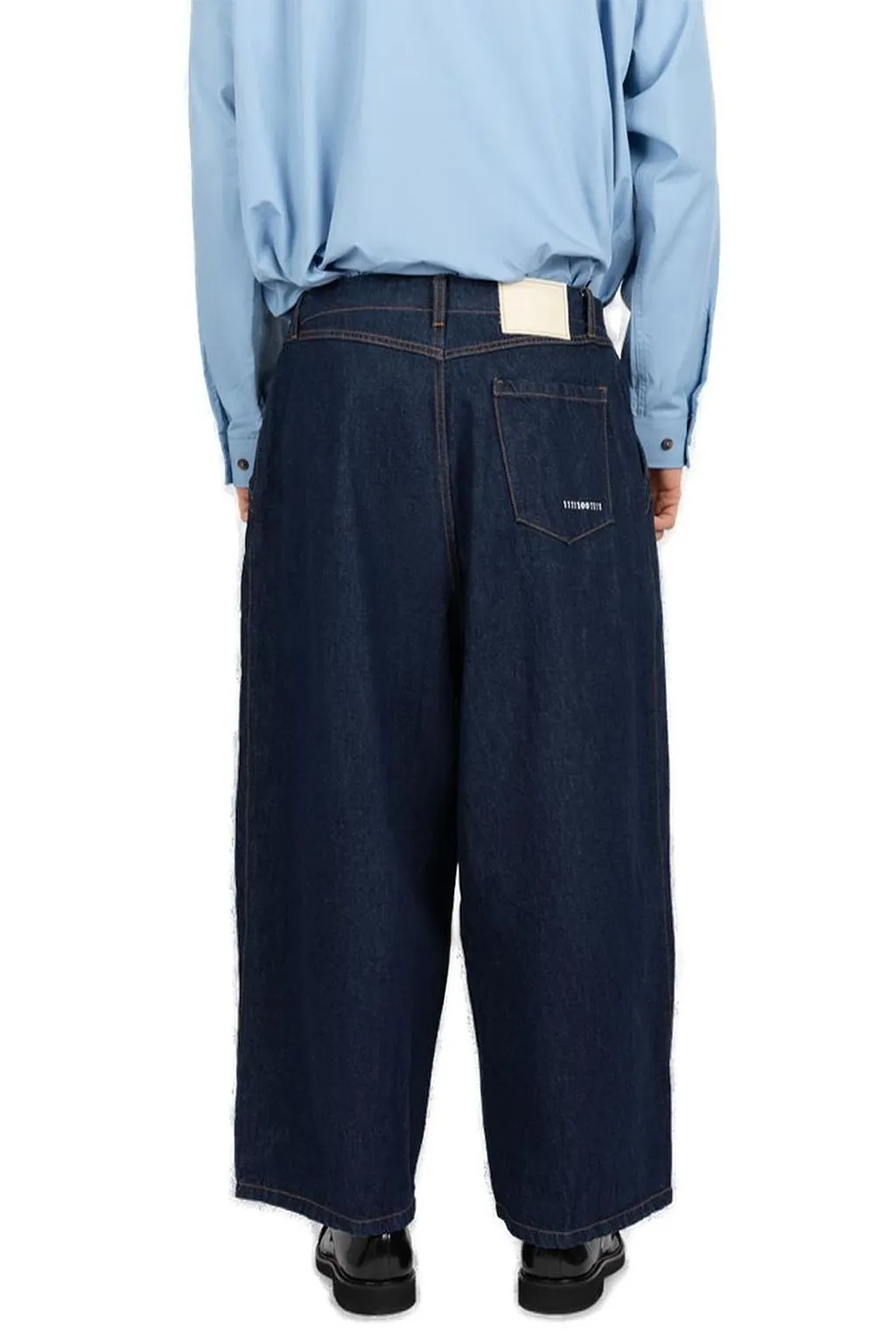 SociÉTé Anonyme Shir Sa Contrast-Stitch Jeans