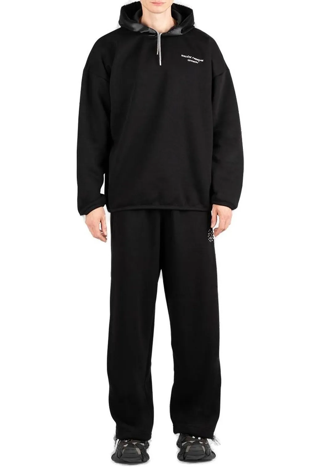SociÉTé Anonyme S. Hoodie Logo Embroidered Hoodie