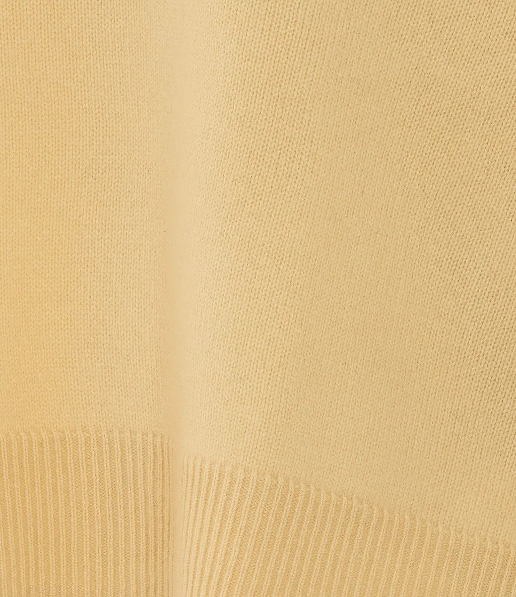 Soft Goat Boyfriend Crewneck Knitted Sweater