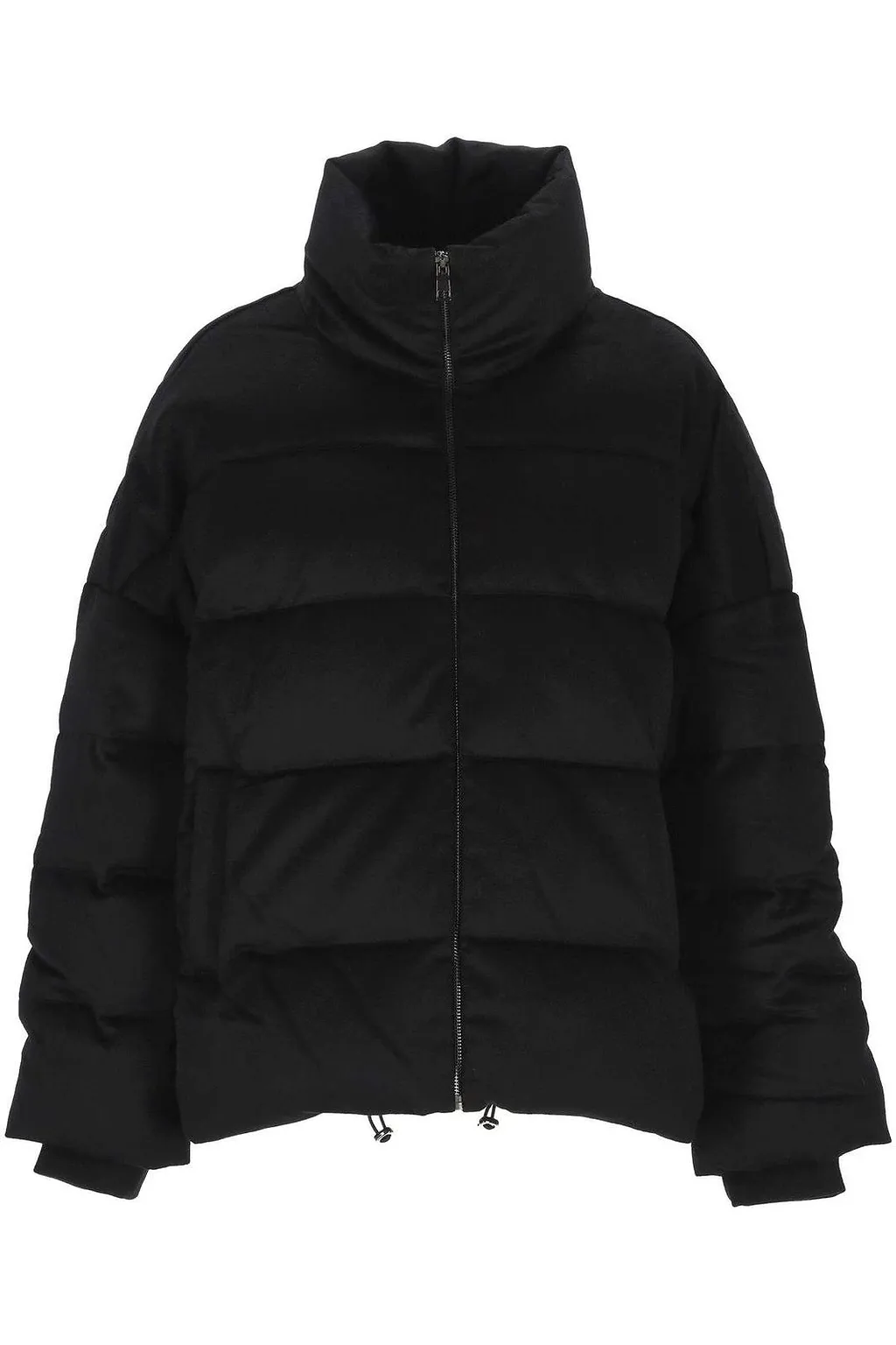 Soft Goat High Neck Padded Jacket