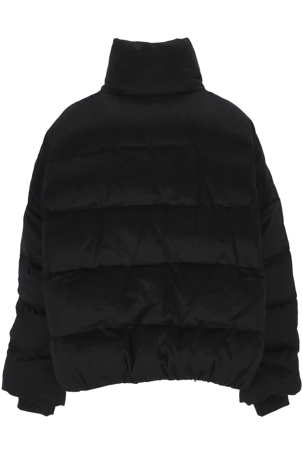 Soft Goat High Neck Padded Jacket