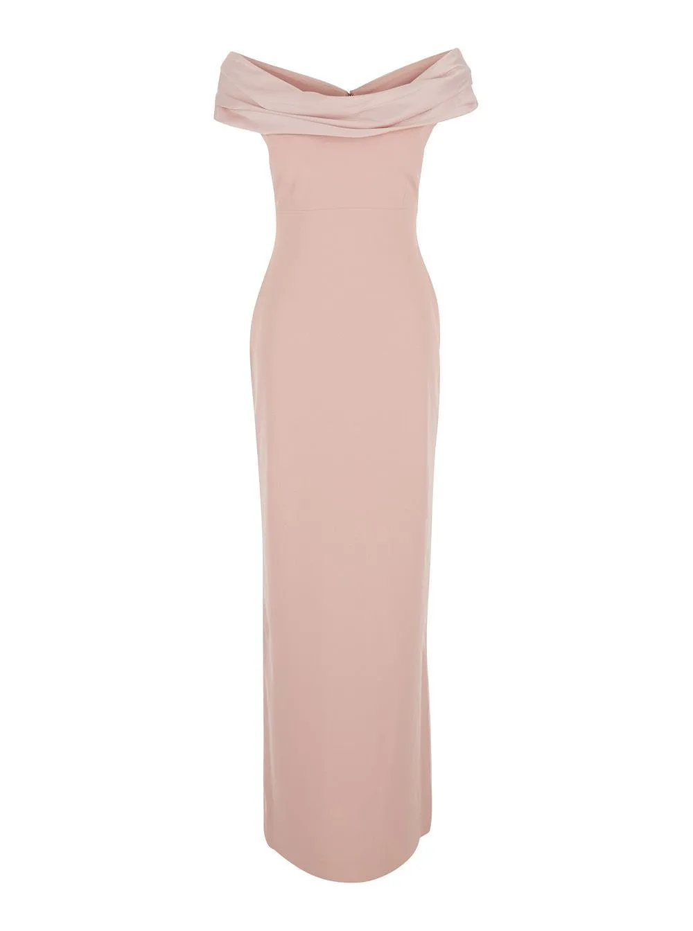 Solace London Adele Off-Shoulder Long Dress