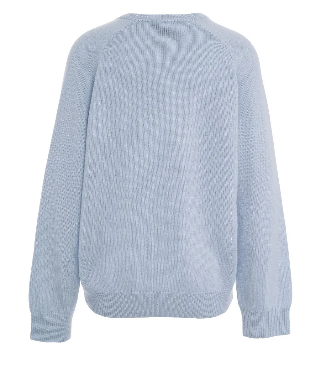Soft Goat Oversized V-Neck Jumper