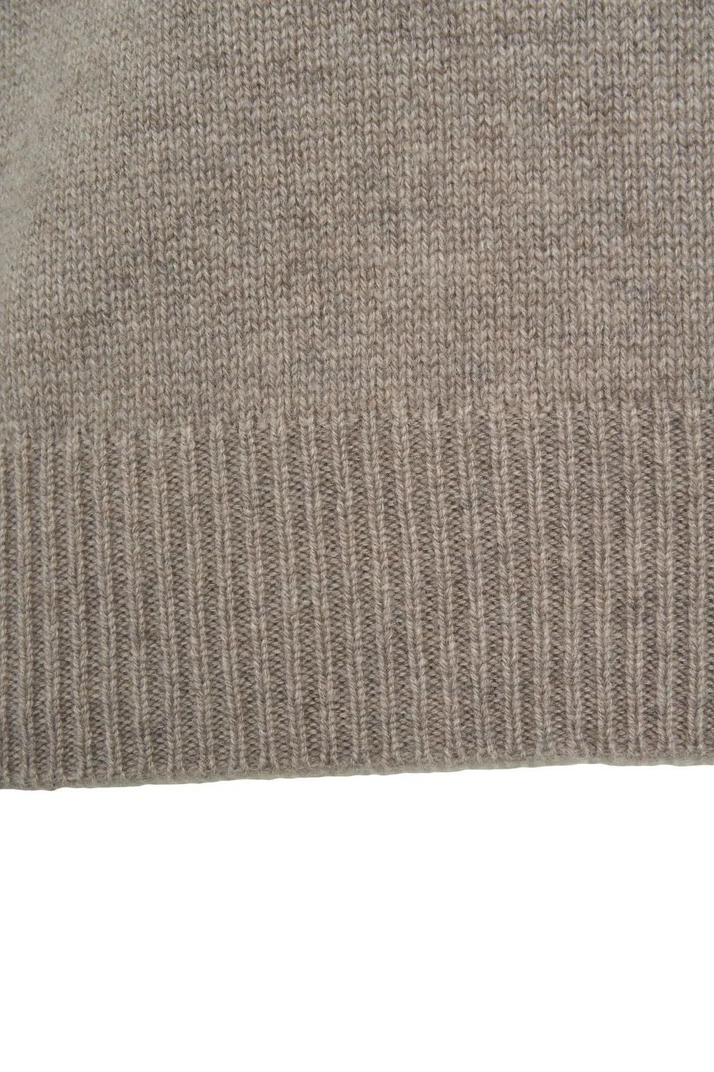 Soft Goat V-Neck Knitted Polo Shirt