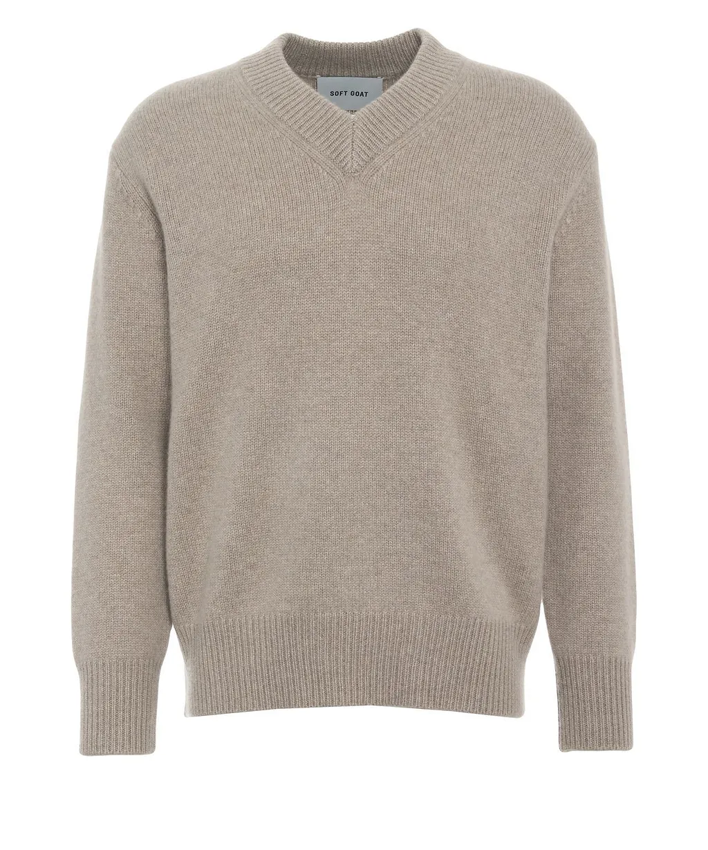 Soft Goat V-Neck Jumper
