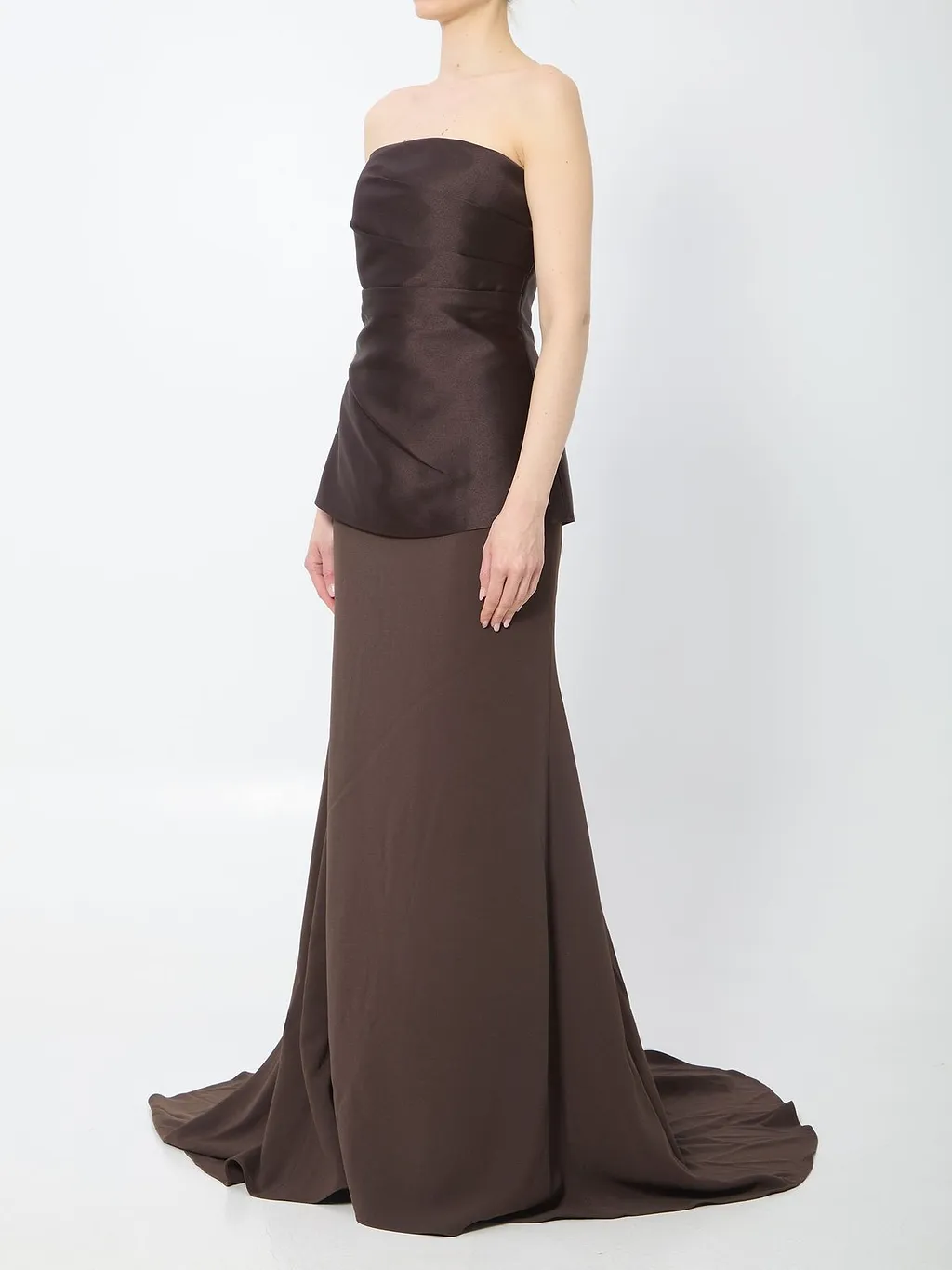 Solace London Alia Draped Maxi Dress