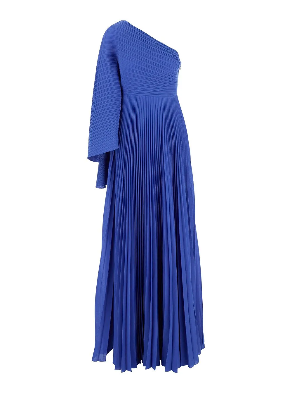 Maci One-Shoulder Pleated Dress