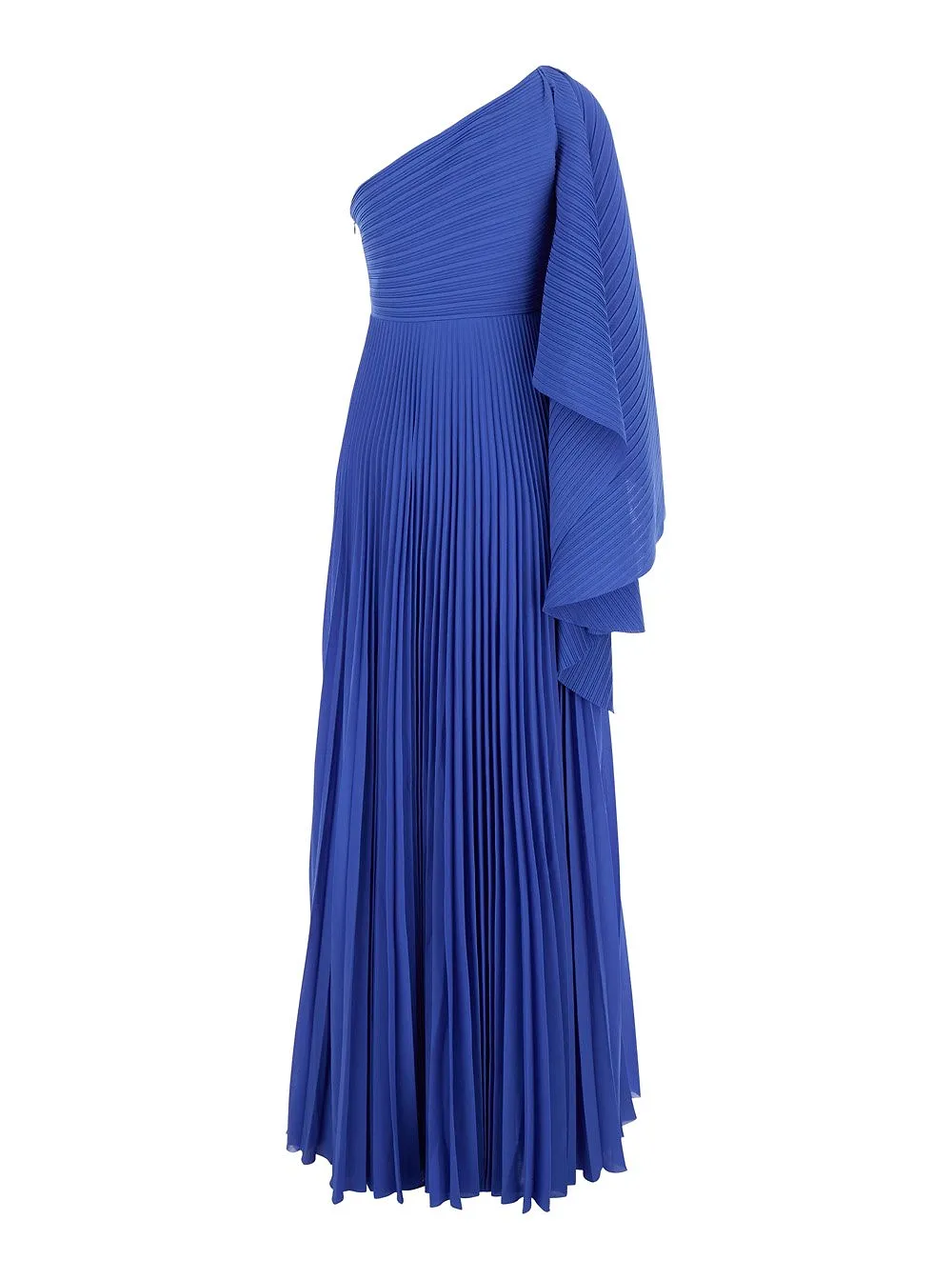 Maci One-Shoulder Pleated Dress