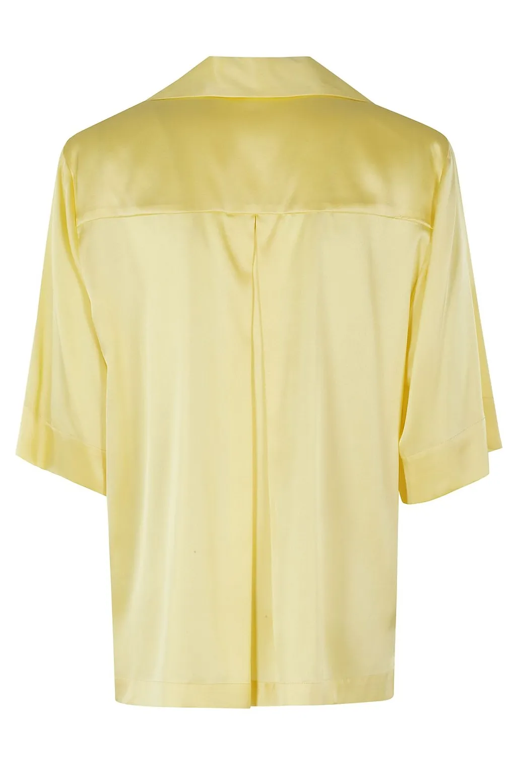 Solotre Short-Sleeve Silk Shirt