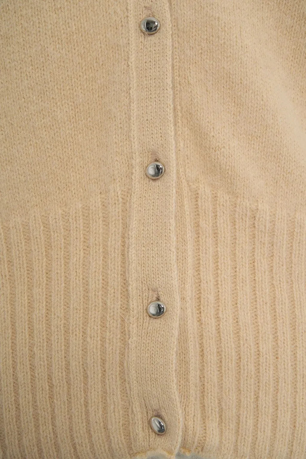 Solotre V-Neck Buttoned Knitted Cardigan