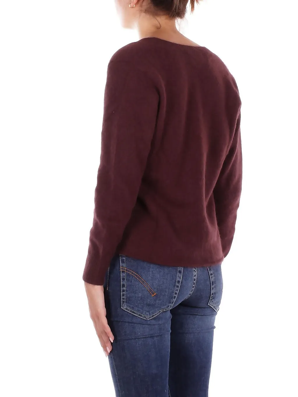 Solotre V-Neck Knitted Jumper