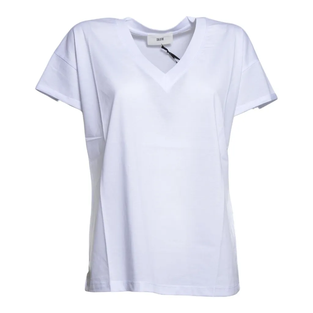 Solotre V-Neck Short-Sleeved T-Shirt
