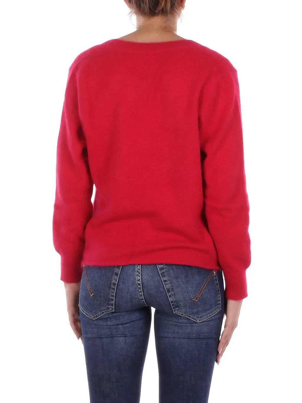 Solotre V-Neck Knitted Jumper
