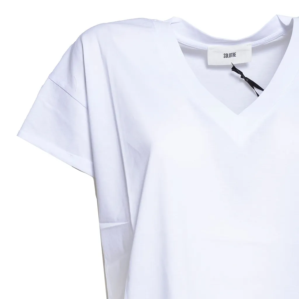 Solotre V-Neck Short-Sleeved T-Shirt
