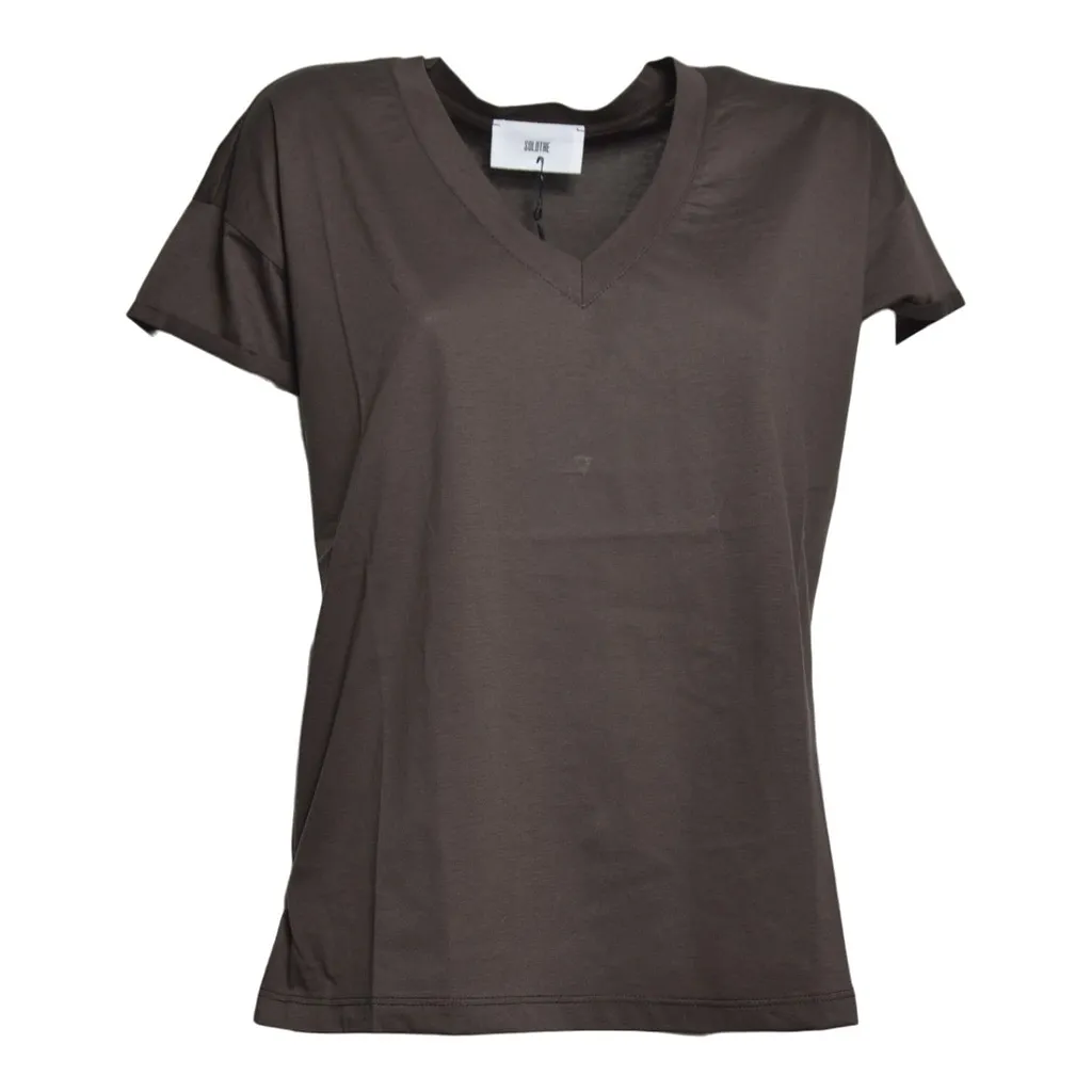 Solotre V-Neck Short-Sleeved T-Shirt