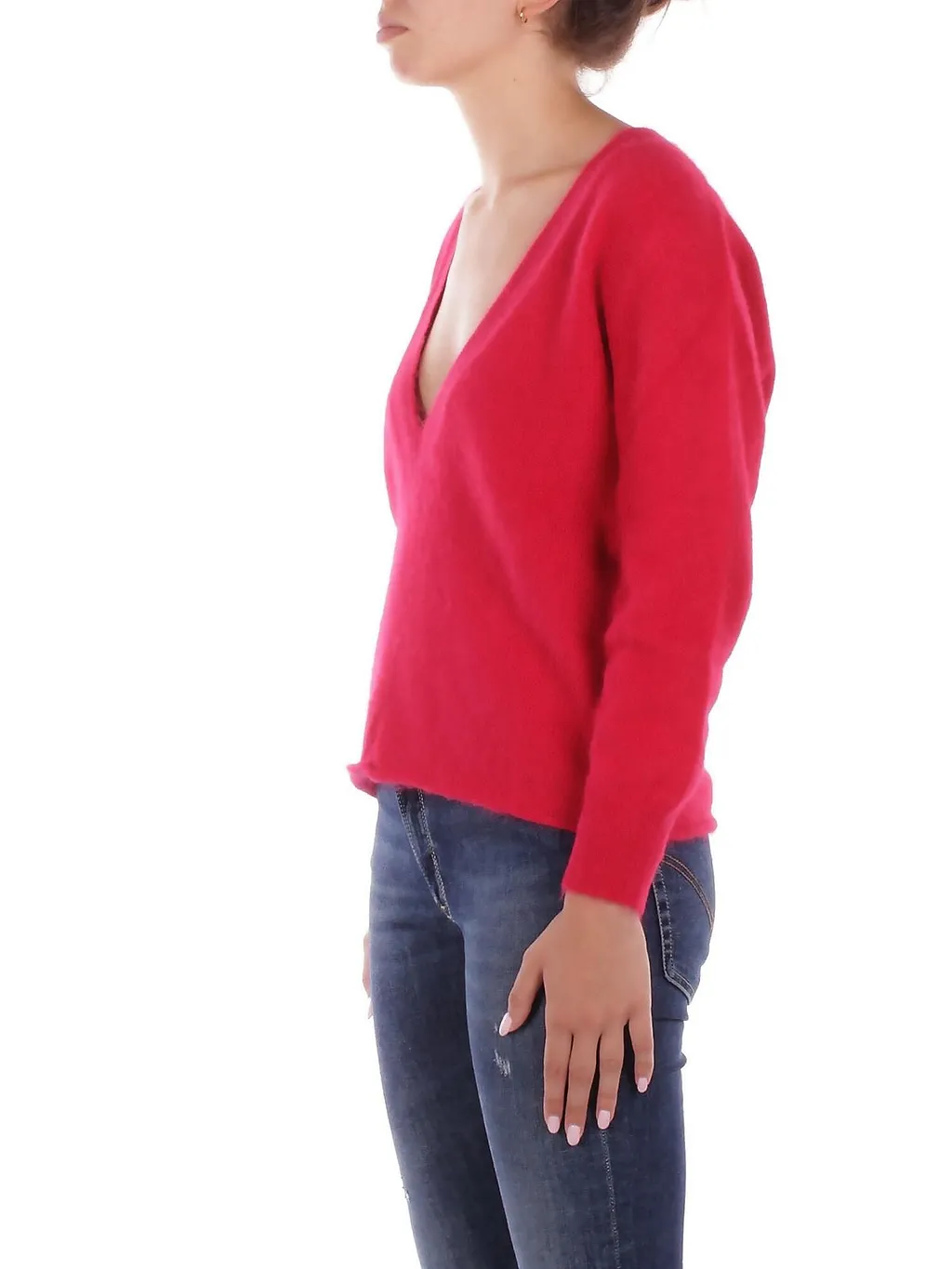 Solotre V-Neck Knitted Jumper