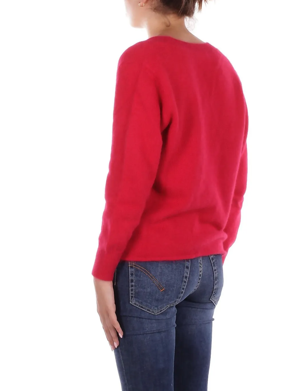 Solotre V-Neck Knitted Jumper