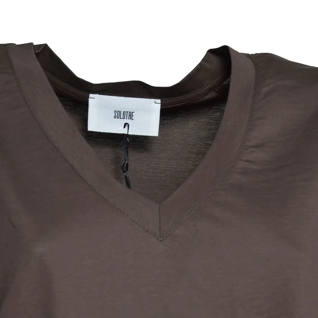 Solotre V-Neck Short-Sleeved T-Shirt
