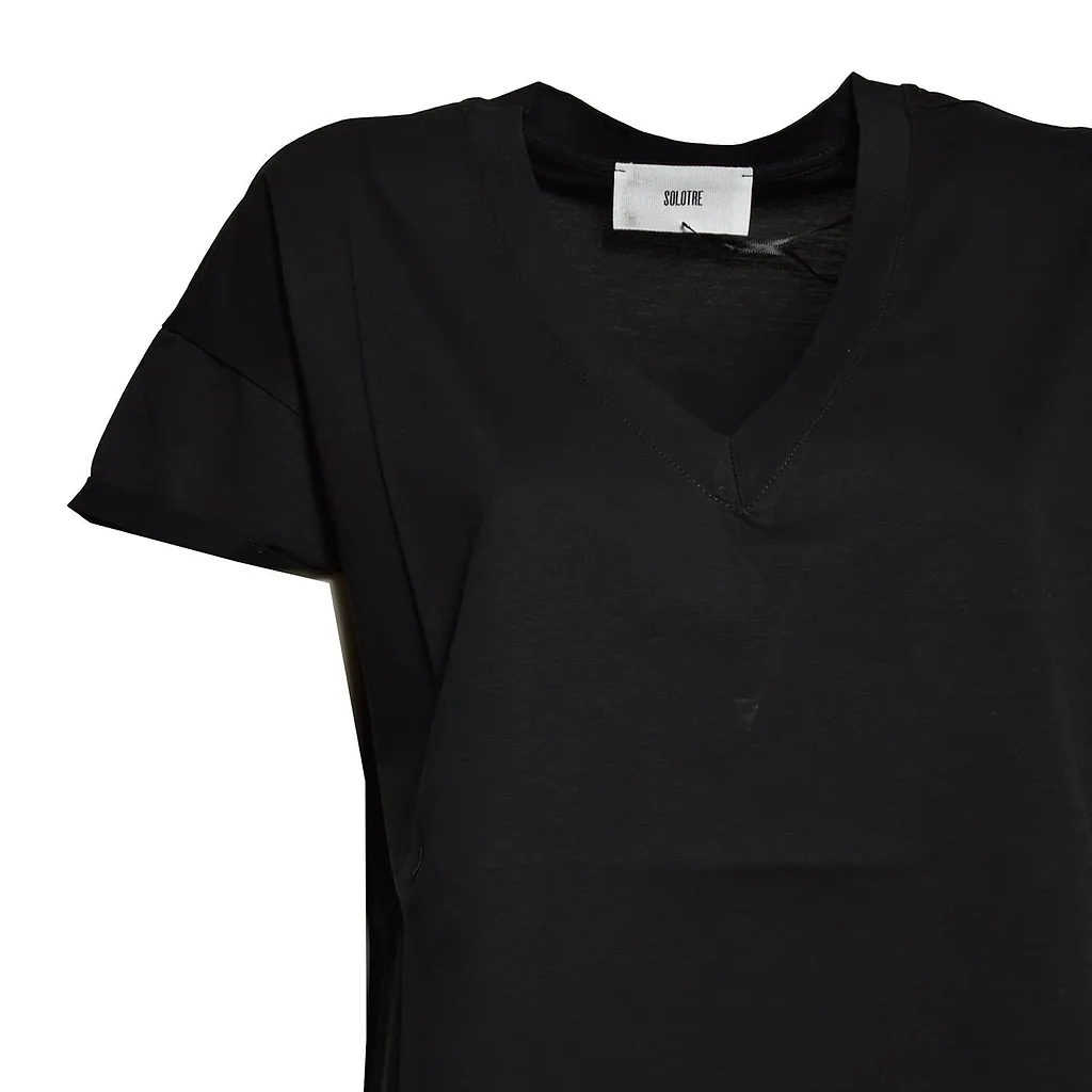Solotre V-Neck Short-Sleeved T-Shirt