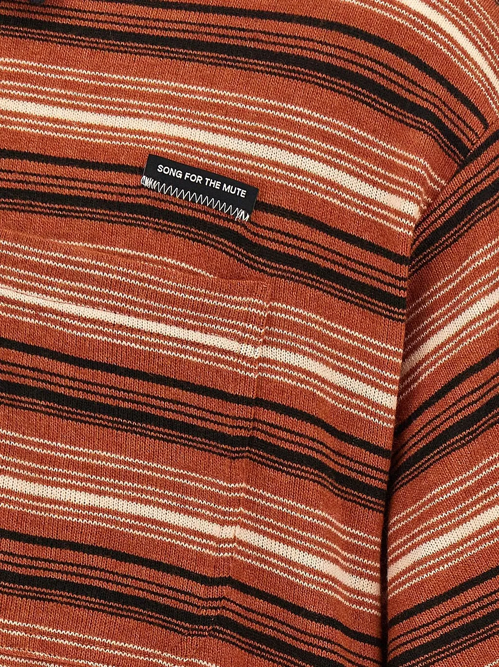Gym Striped Oversized Polo Shirt
