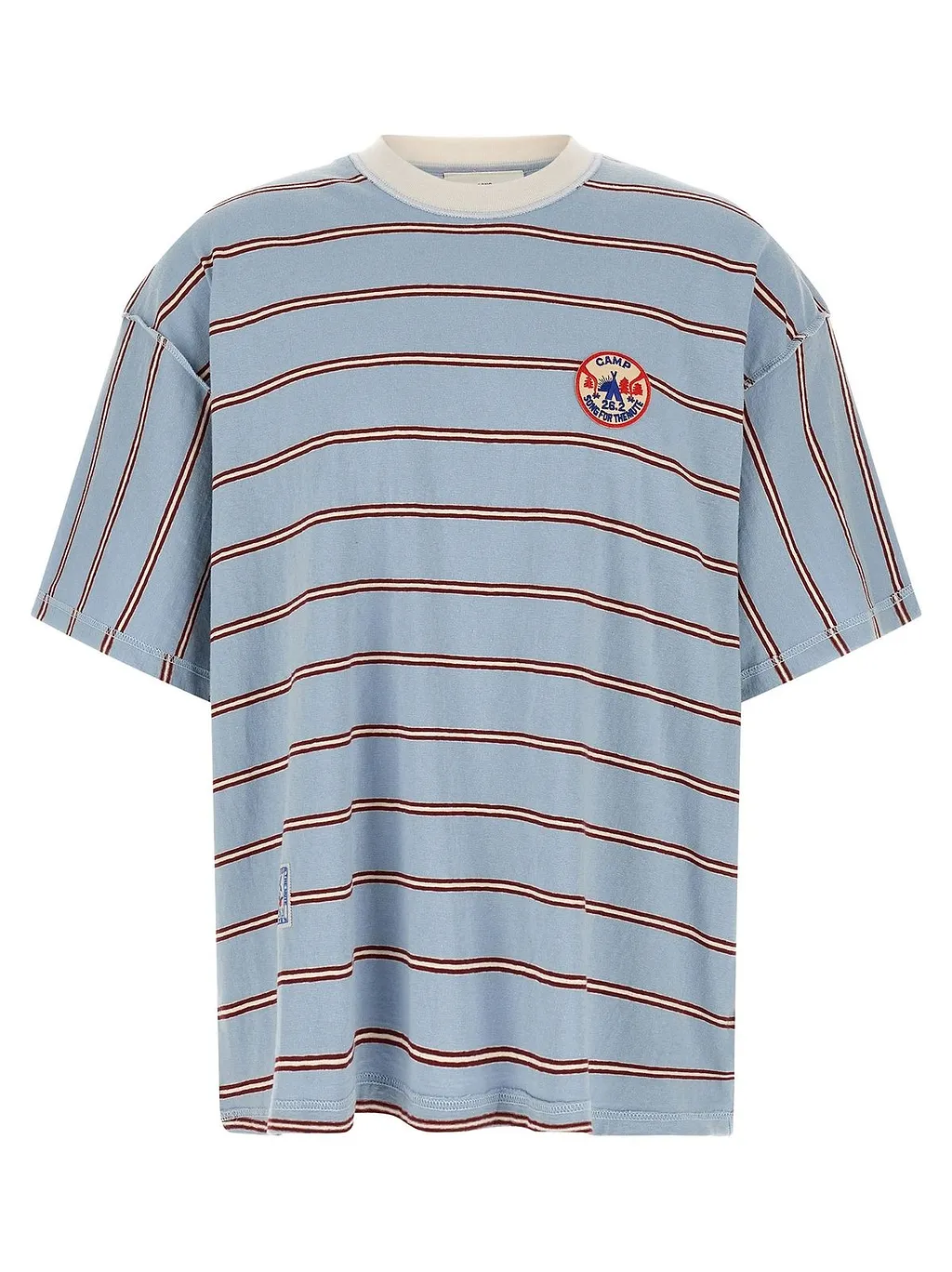 Gym Tee Striped Oversized T-Shirt