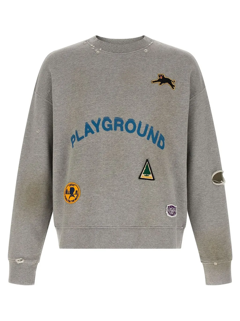 Song For The Mute Playground Distressed Sweatshirt