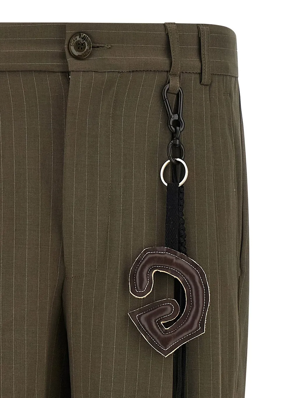 Song For The Mute Pinstripe Wide-Leg Pants