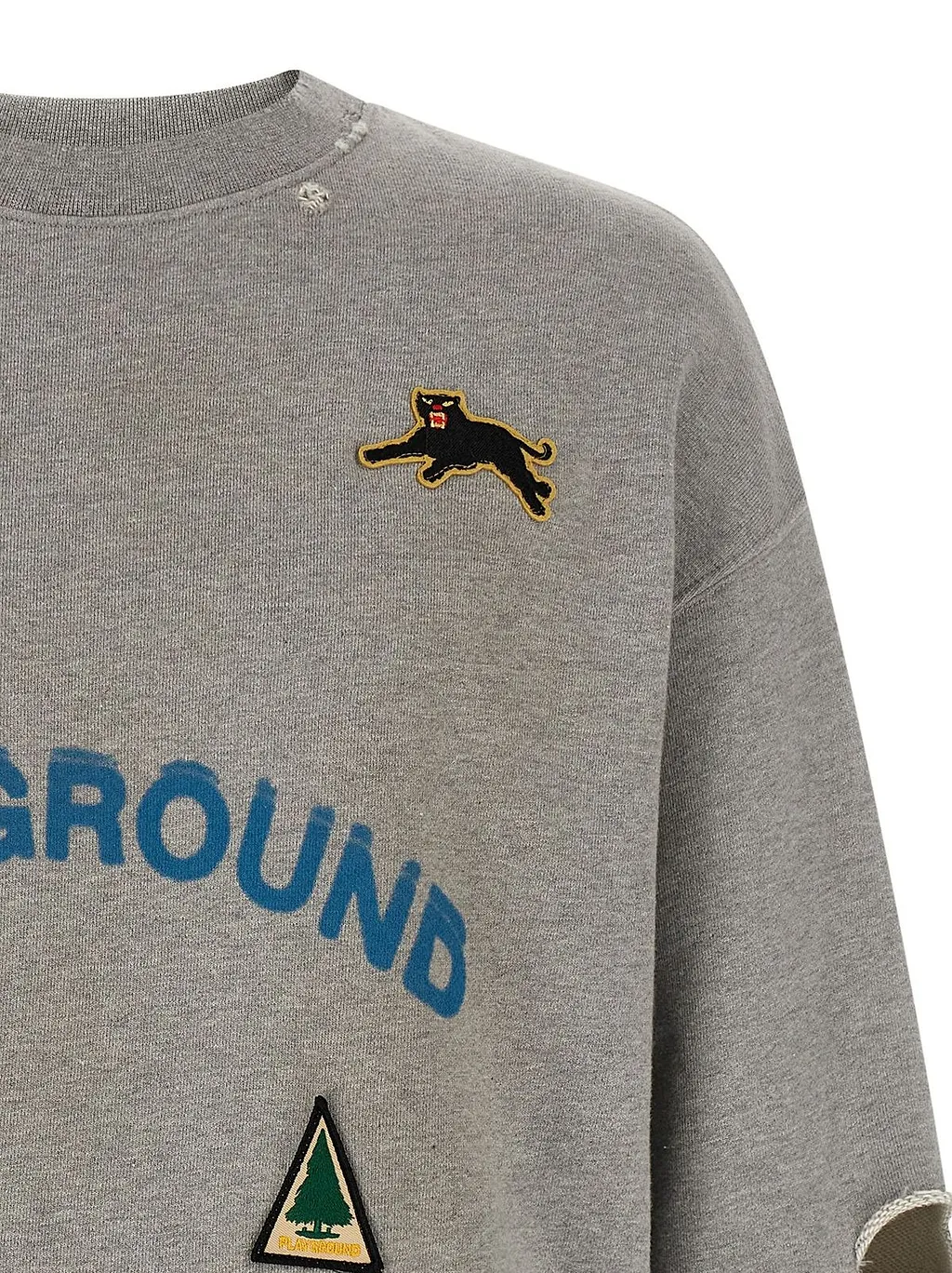 Song For The Mute Playground Distressed Sweatshirt