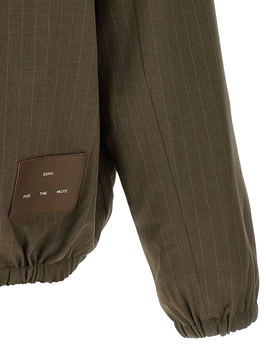 Song For The Mute Slim Coach Pinstripe Jacket