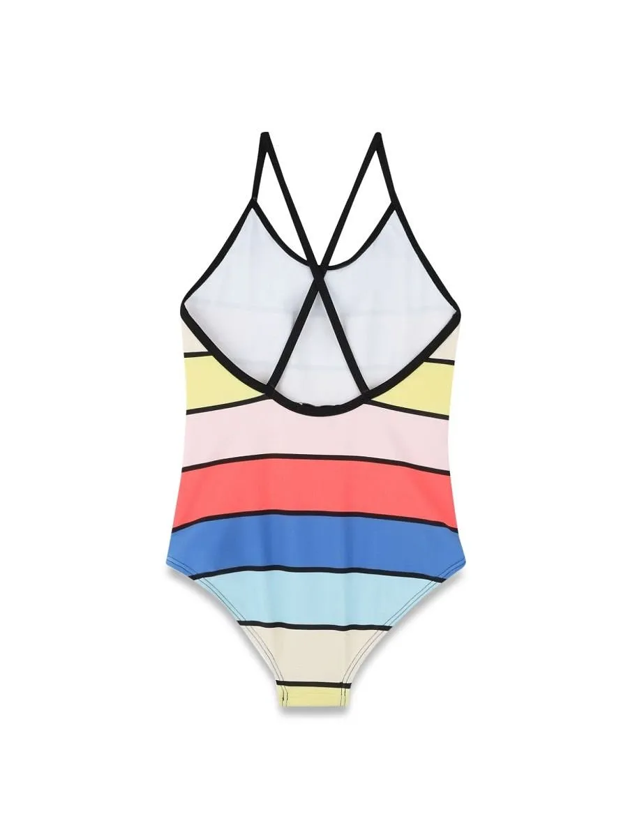 Sonia Rykiel Enfant Striped One-Piece Beachwear