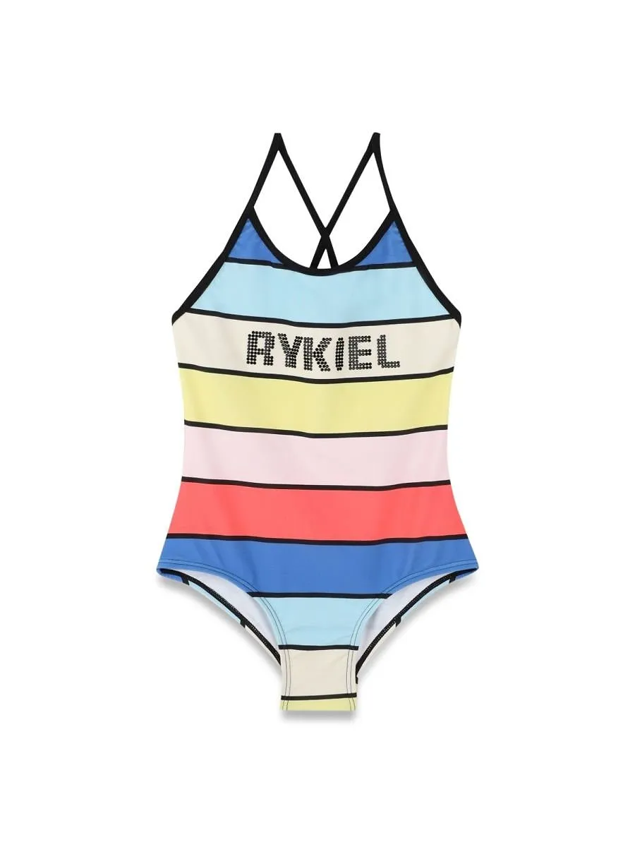 Sonia Rykiel Enfant Striped One-Piece Beachwear