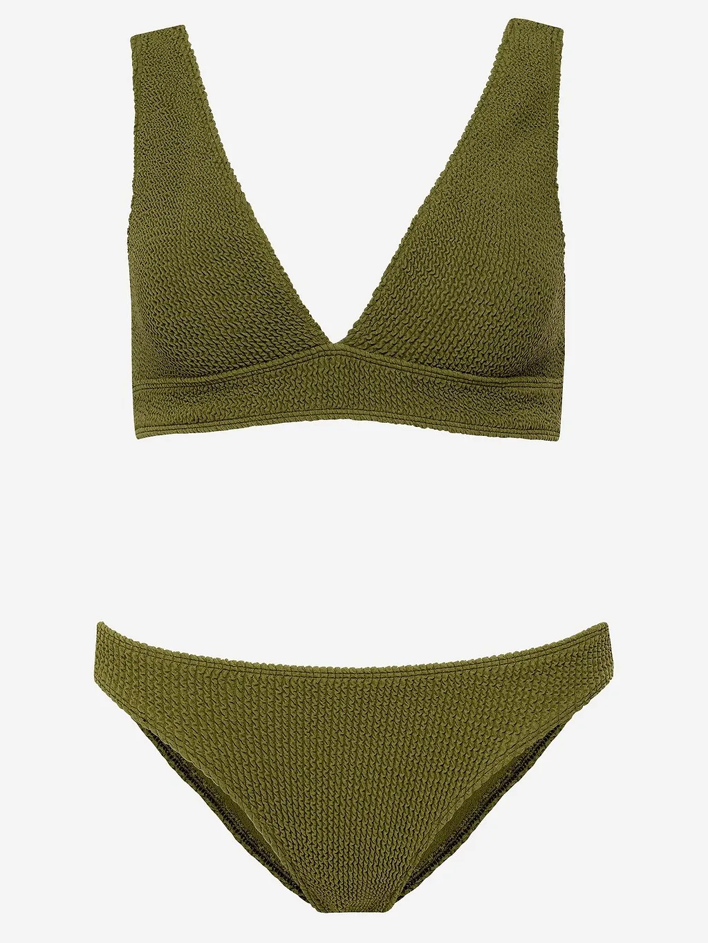 Sorbet Island Aqua Crinkled Bikini